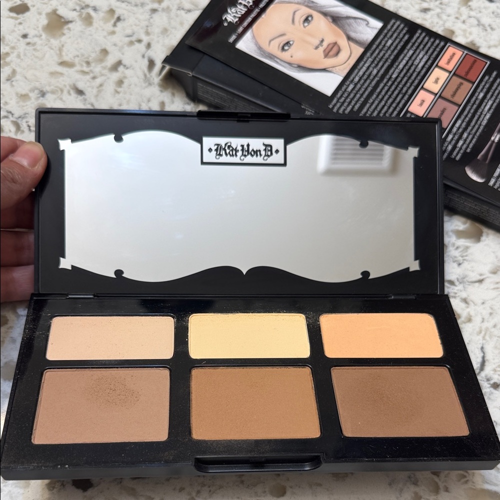 Kat Von D Shade + Light Contour Palette with Warm and Neutral Tones
